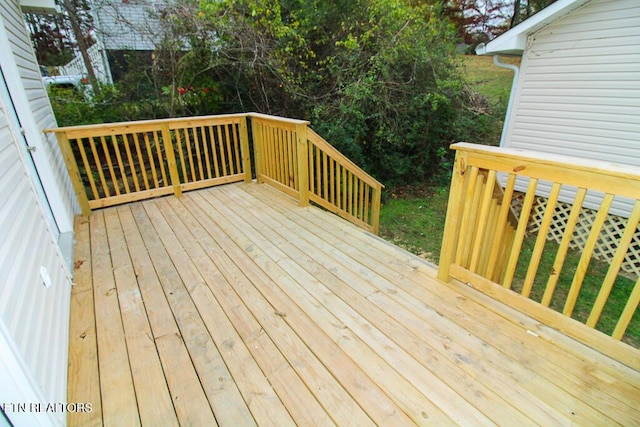 view of deck