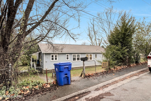 view of ranch-style home