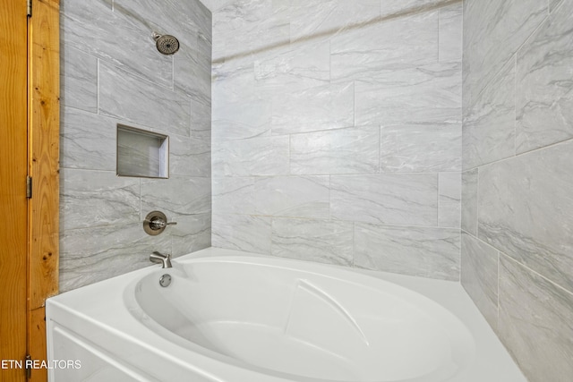 bathroom featuring shower / tub combination