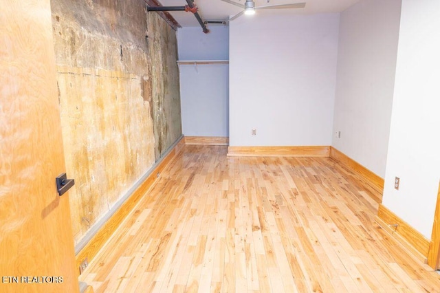 unfurnished room featuring wood-type flooring