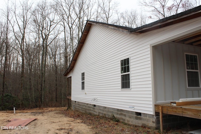 view of side of property