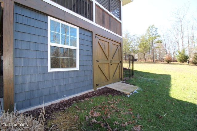 view of outbuilding with an outdoor structure