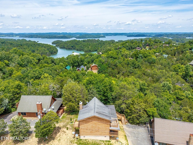 2626 Camden Way, Sevierville, TN 37876 - aerial view of a forest and a large body of water