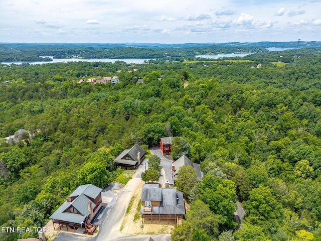 2626 Camden Way, Sevierville, TN 37876 - aerial view of a heavily wooded area and a large body of water