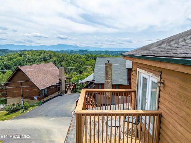 2626 Camden Way, Sevierville, TN 37876 - view of mountain background with a heavily wooded area