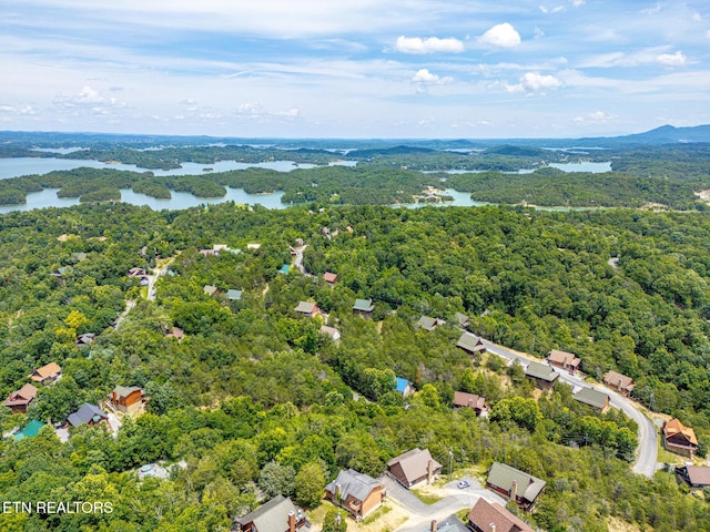2626 Camden Way, Sevierville, TN 37876 - bird's eye view of a heavily wooded area and a large body of water