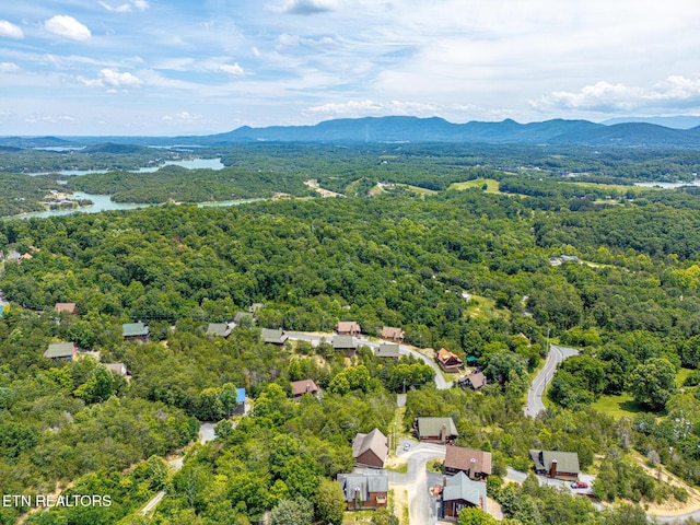 2626 Camden Way, Sevierville, TN 37876 - drone / aerial view of a forest and a mountain backdrop