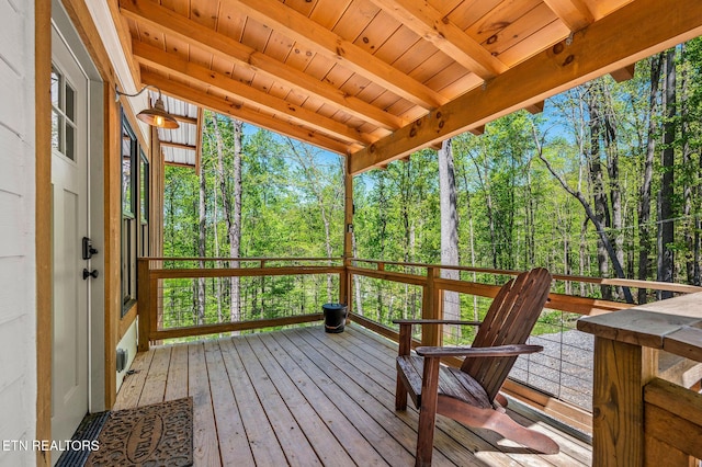 3719 Clabo Mountain Ln, Sevierville, TN 37862 - view of wooden terrace