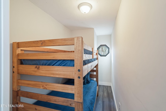 bedroom featuring hardwood / wood-style floors