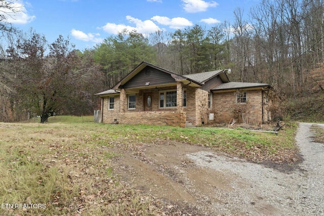 view of craftsman inspired home