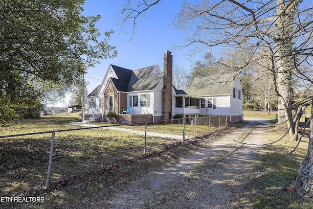 view of front of house