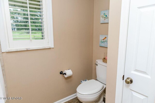 bathroom with toilet