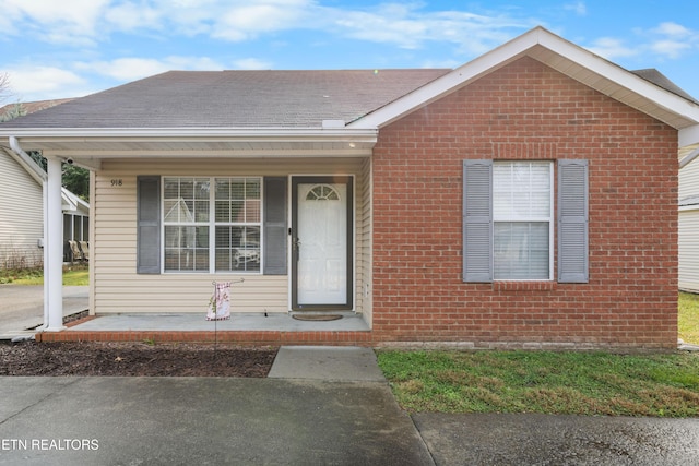 bungalow-style house with a porch