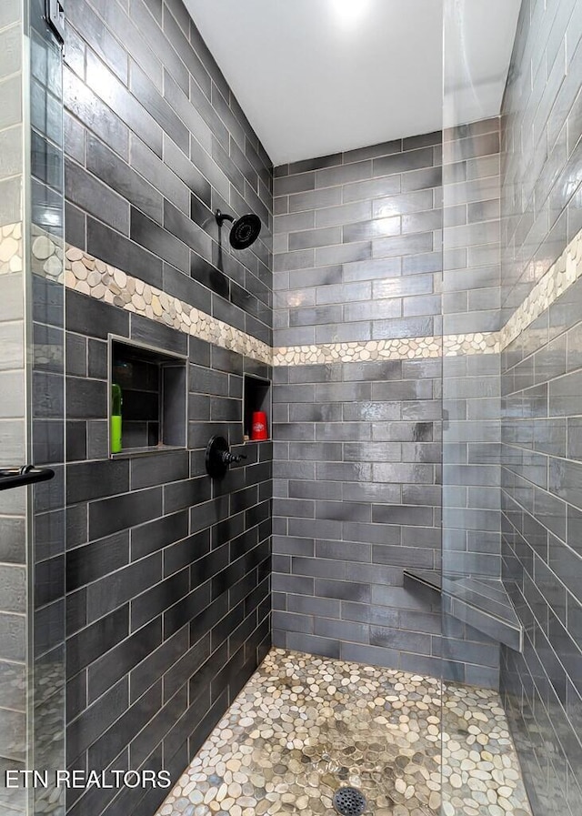 206 E Cedar Street 206E Cedar St E Cedar St, Livingston, TN 38570 - bathroom featuring a tile shower
