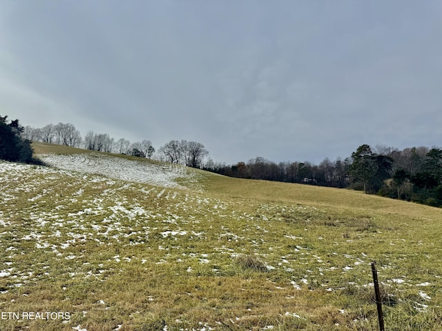 view of nature featuring a rural view