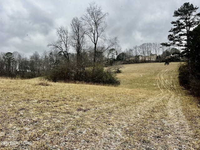 view of nature with a rural view