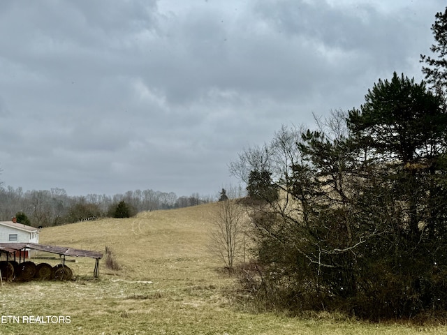 view of landscape with a rural view