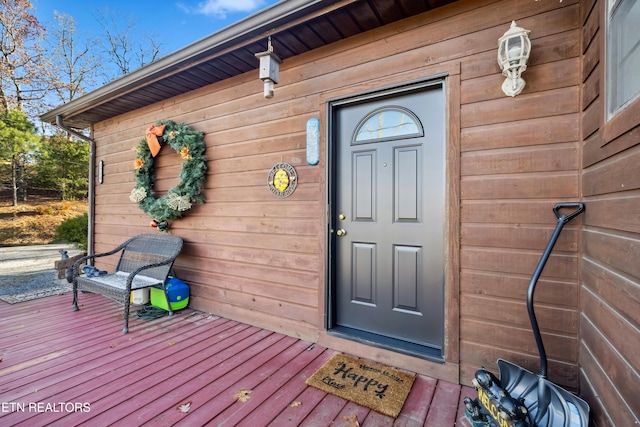 view of entrance to property