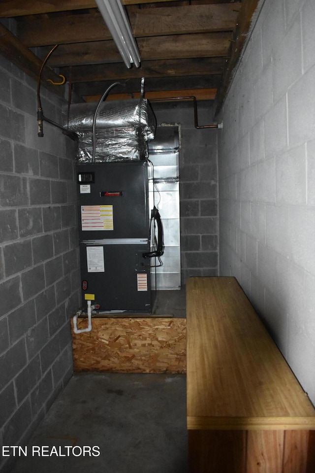 view of utility room