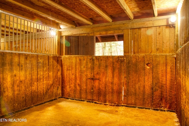 view of horse barn