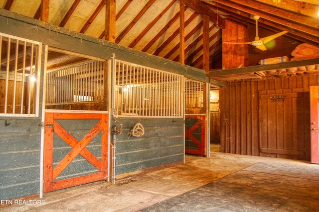 view of stable