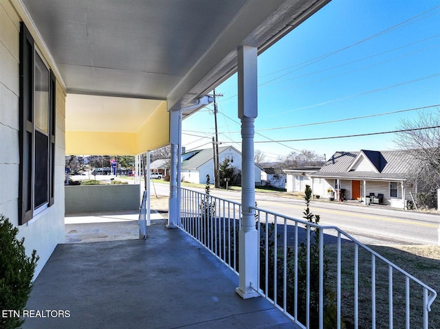 view of patio / terrace with a porch