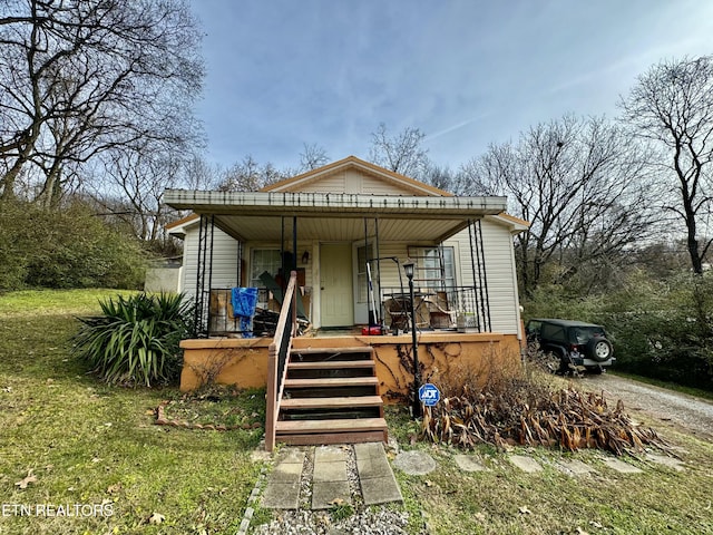 view of bungalow