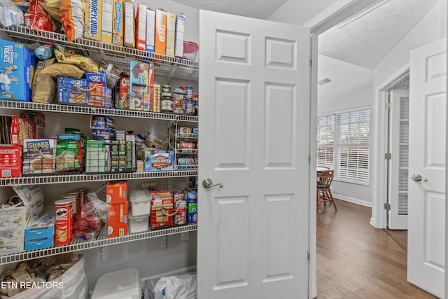 view of pantry