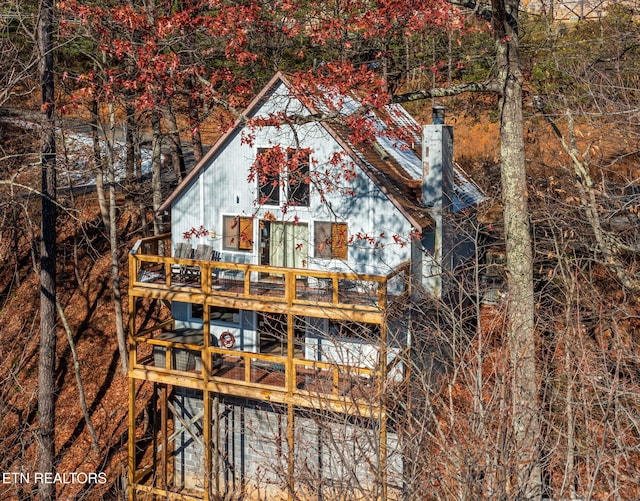 view of rear view of house