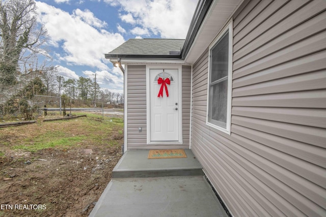 view of entrance to property