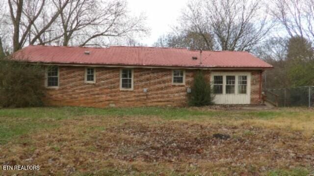 view of rear view of property