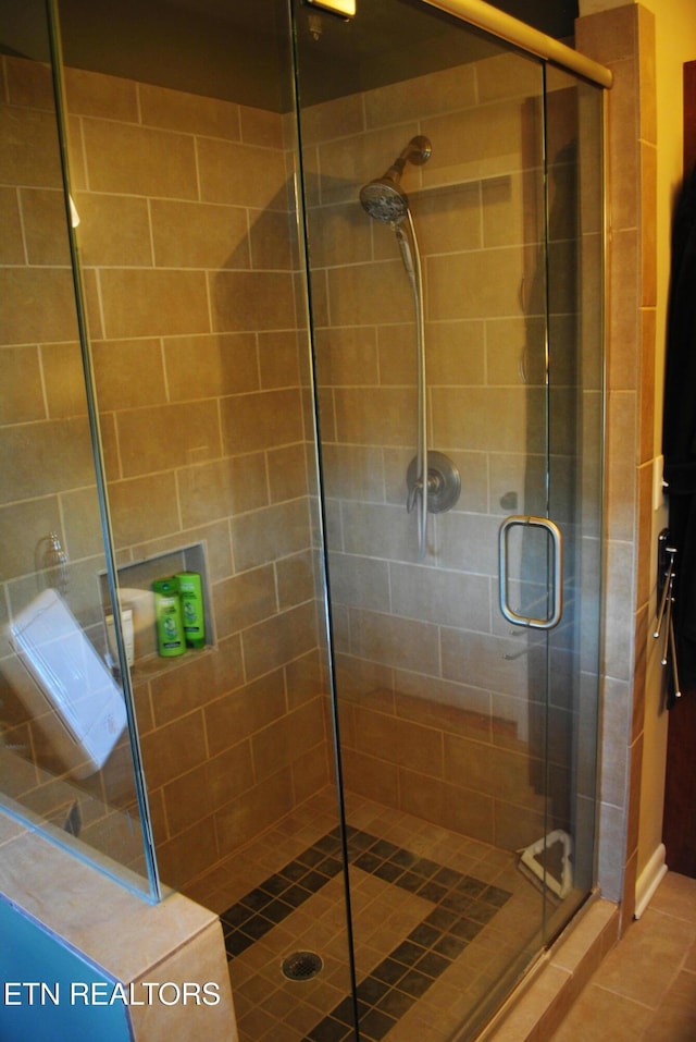 bathroom with walk in shower