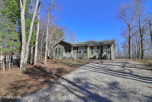 view of front of property