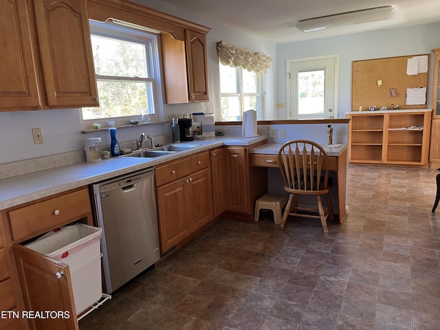 kitchen featuring sink and stainless steel dishwasher