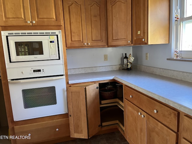 kitchen featuring white appliances