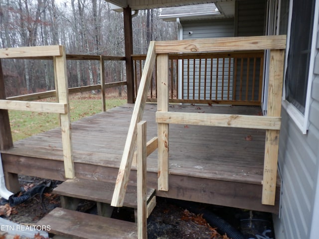 296 Georgee Rd, Jamestown, TN 38556 - view of wooden deck