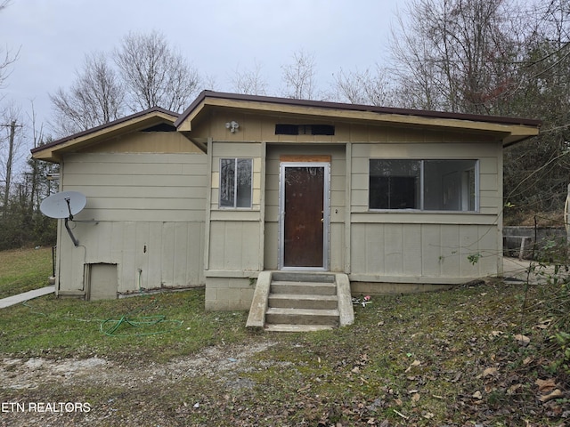 view of front of home