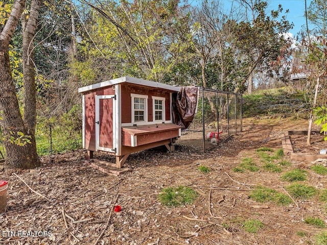 view of outbuilding