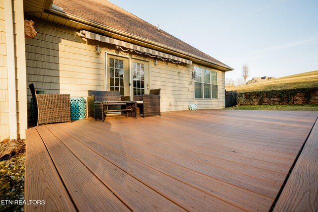 view of deck