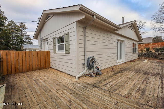 view of deck