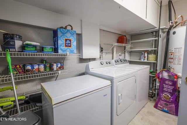 washroom featuring washer and dryer