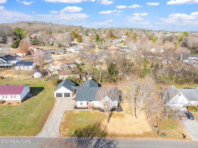 drone / aerial view