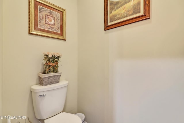 bathroom featuring toilet