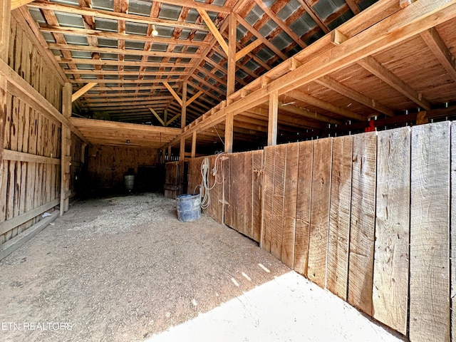 view of stable