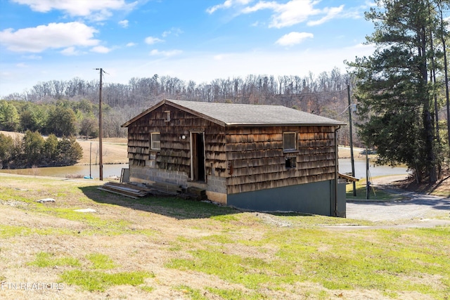 view of outbuilding