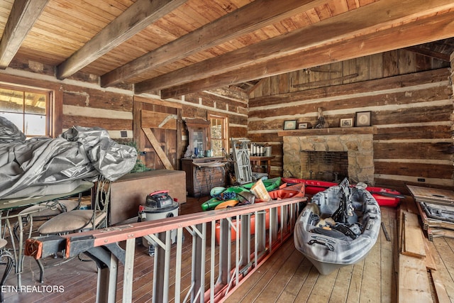 view of storage room