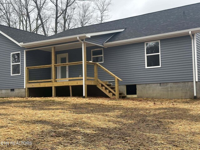 view of rear view of house