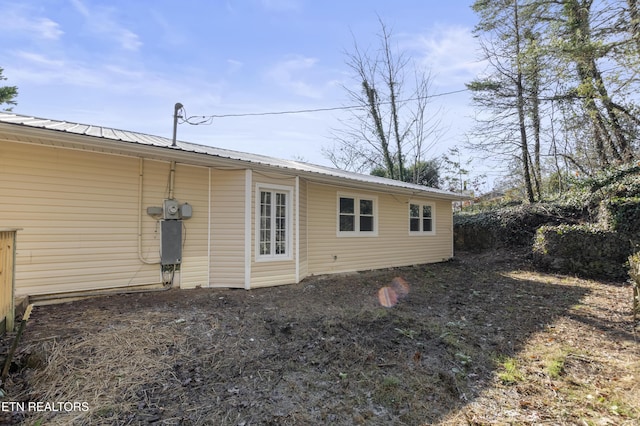 view of rear view of property