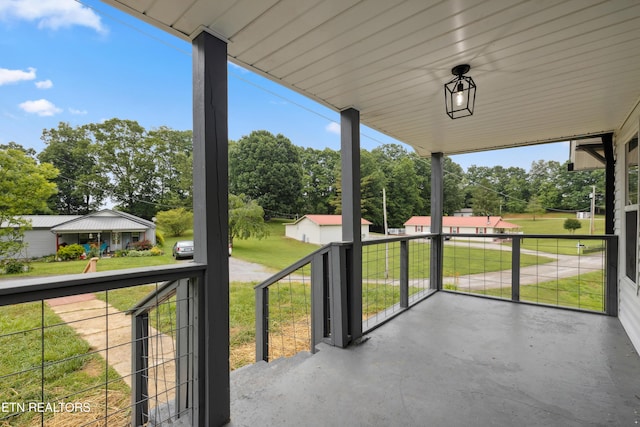 view of patio / terrace featuring a porch