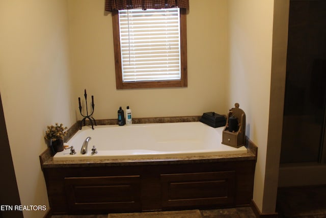 bathroom featuring a bathtub